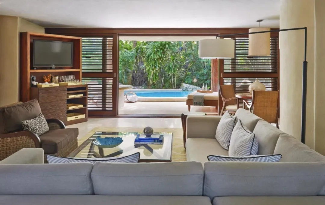 Viceroy Riviera Maya - Two Level Ocean Villa - Living Area