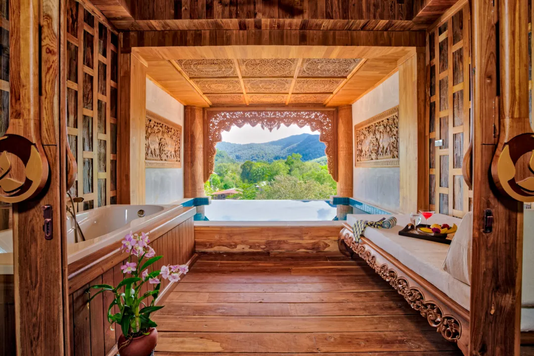 Pool Suite Water View - Seating Aeria with Pool