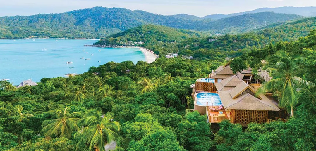 Santhiya Koh Phangan Resort & Spa - Villa Aerial View