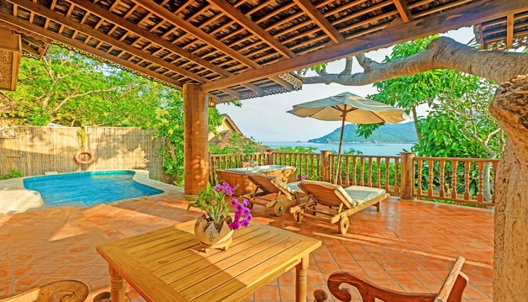 Sea View Pool Villa Plus - Balcony Lounge