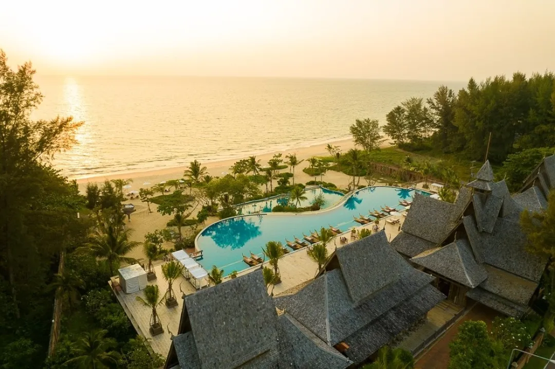 Santhiya Phuket Natai Resort - Pool Aerial View