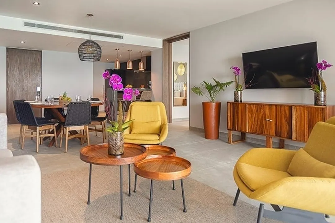 Two Bedroom Oceanview Residence - Living Room