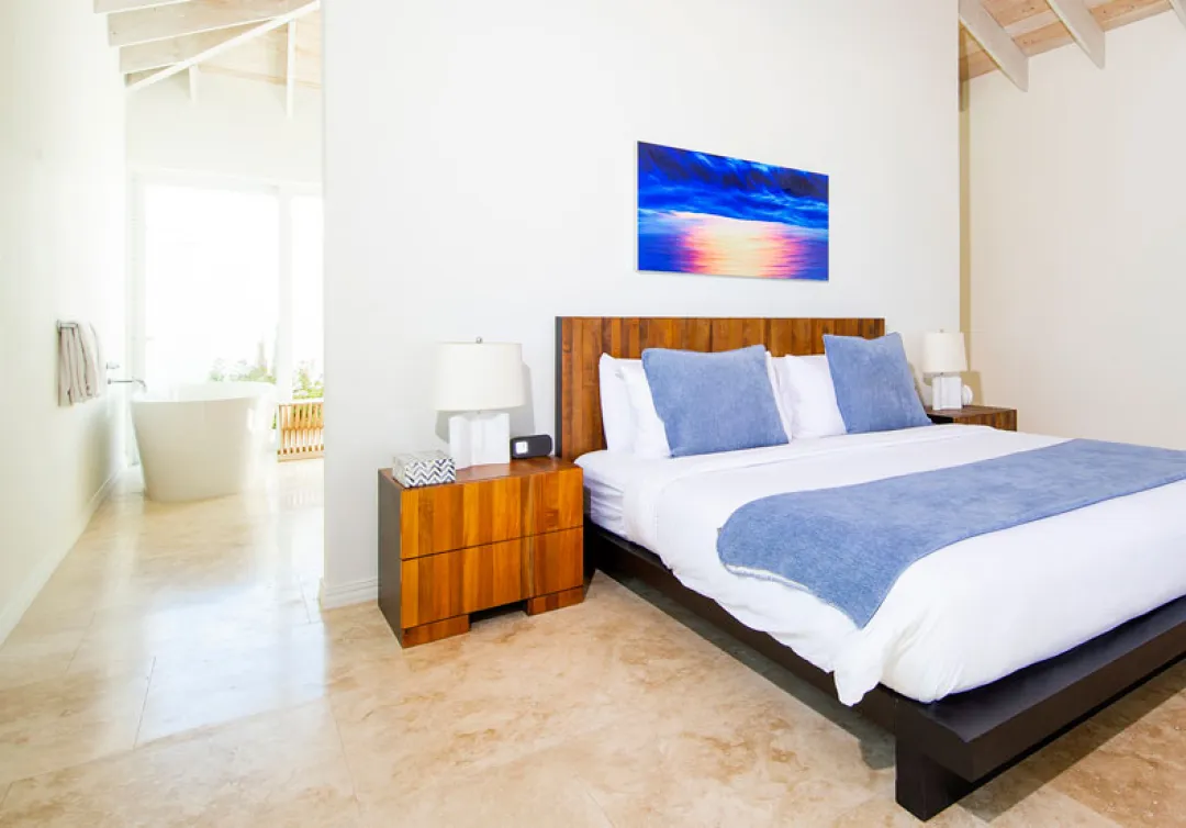 One Bedroom Beachfront Villa - Bedroom