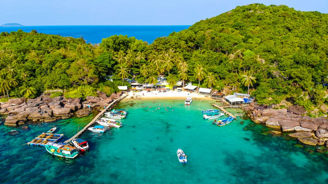 Phu Quoc - Aerial View of Sea