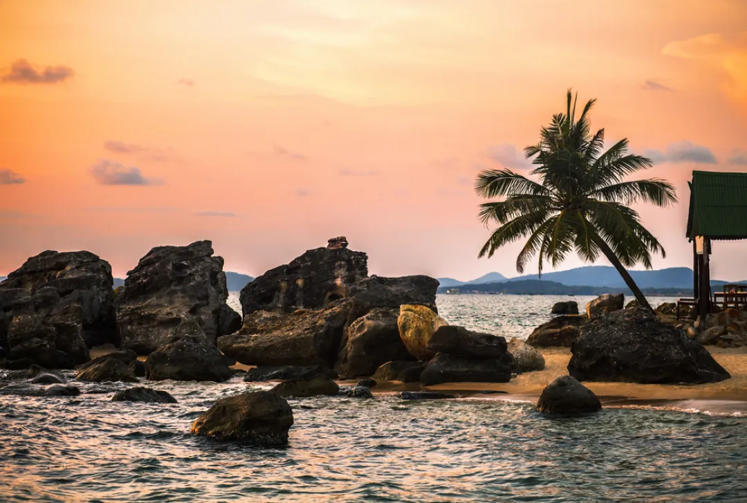 Phu Quoc - Beach at sunset view