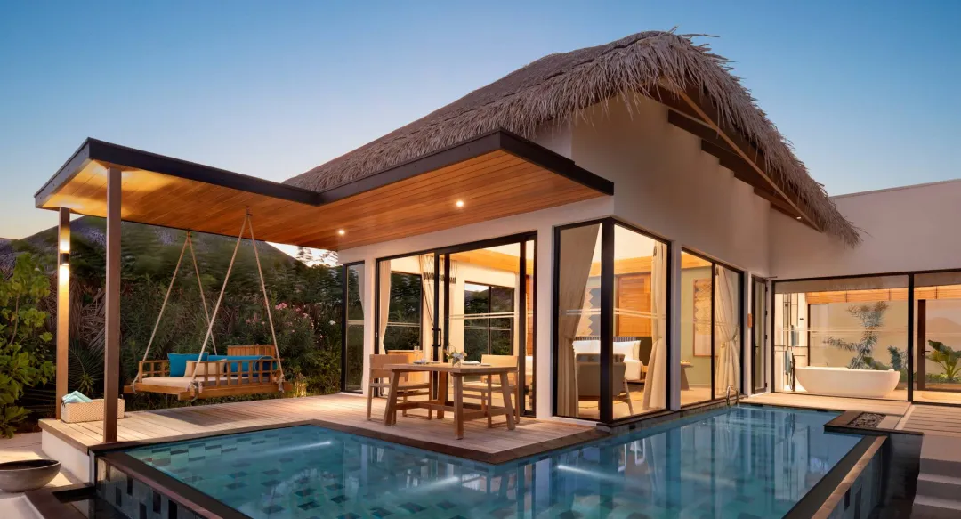 Hilton Maldives Amingiri Resort and Spa - One Bedroom Beach Pool Villa Exterior