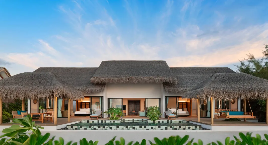 Hilton Maldives Amingiri Resort and Spa - Two Bedroom Beach Pool Villa - Exterior