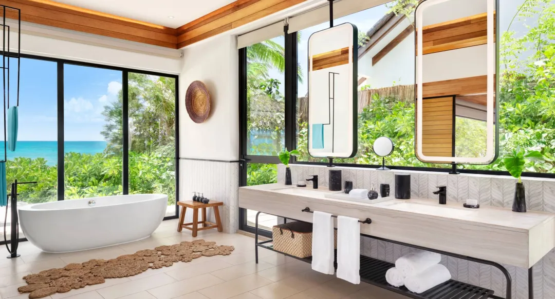 Hilton Maldives Amingiri Resort and Spa - Two Bedroom Beach Pool Villa -Bathroom