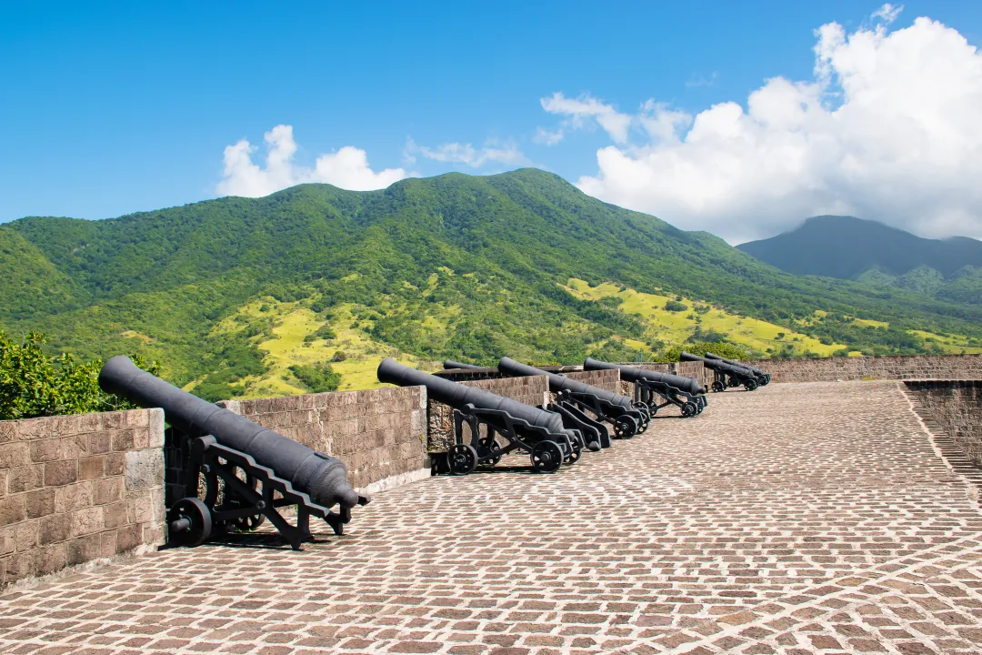 The fort at Brimstone Hill Basseterre St Kitts