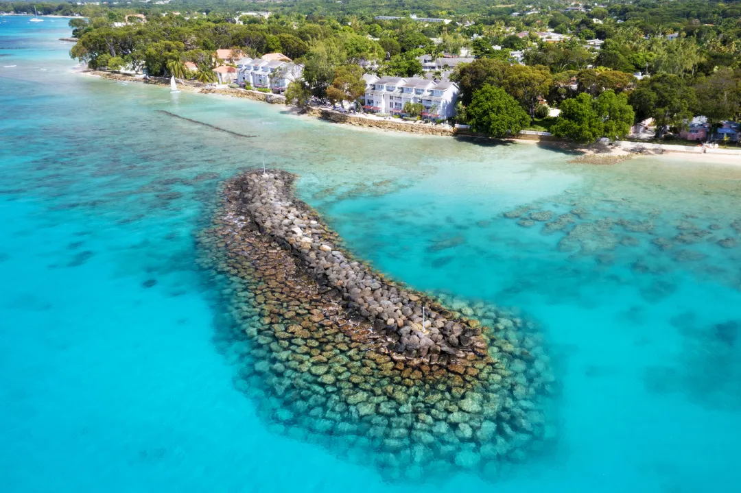 The Club Barbados - Sea Ariel View