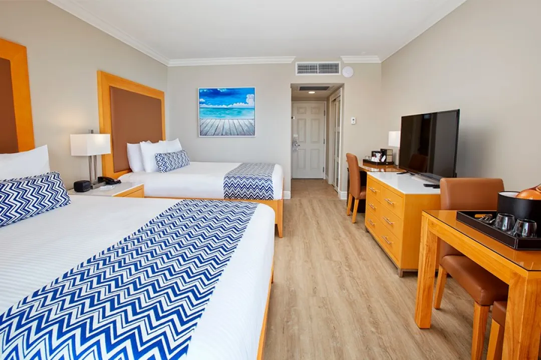 Beachfront Guestroom -Twin Bed View