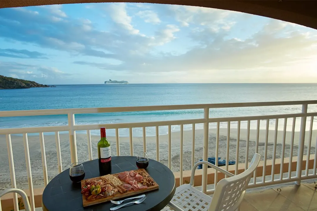 Oceans at Divi Little Bay - Terrace Lounge with Sea View