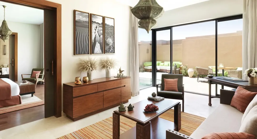 One Bedroom Deluxe Garden Pool Villa - Living Room