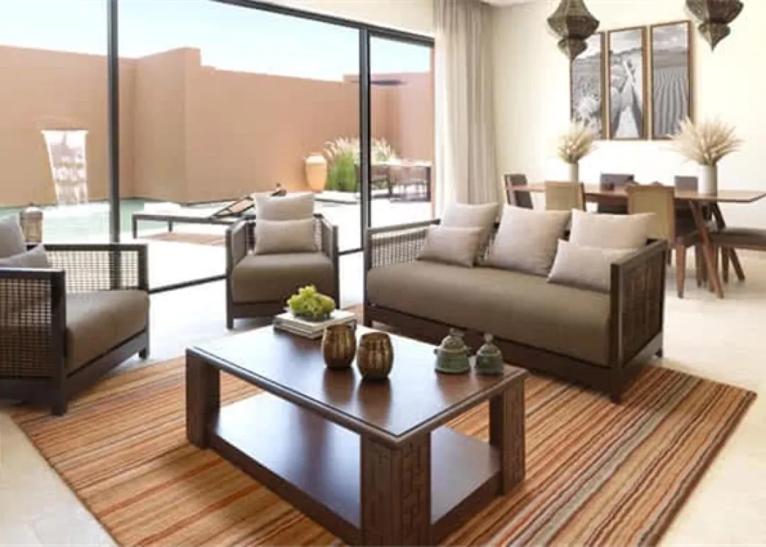 Two Bedroom Garden Pool Villa - Living Room