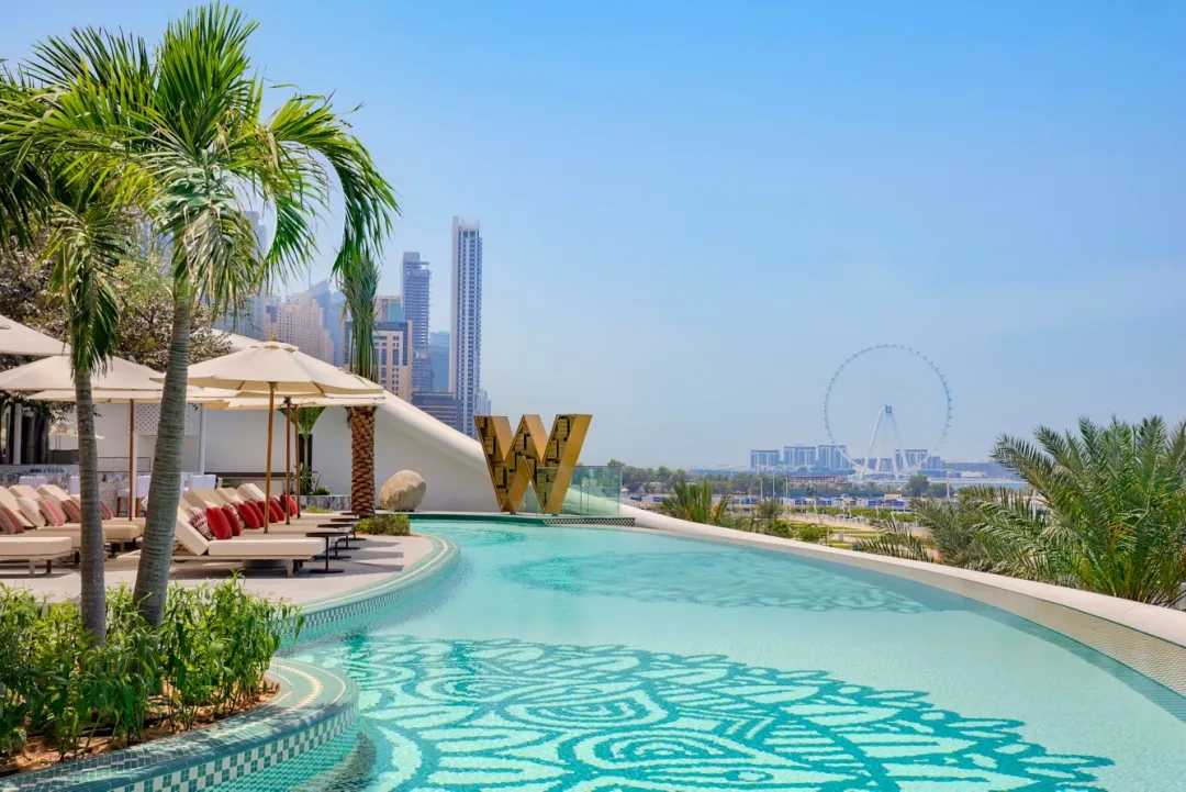 W Dubai Mina Seyahi - Pool View