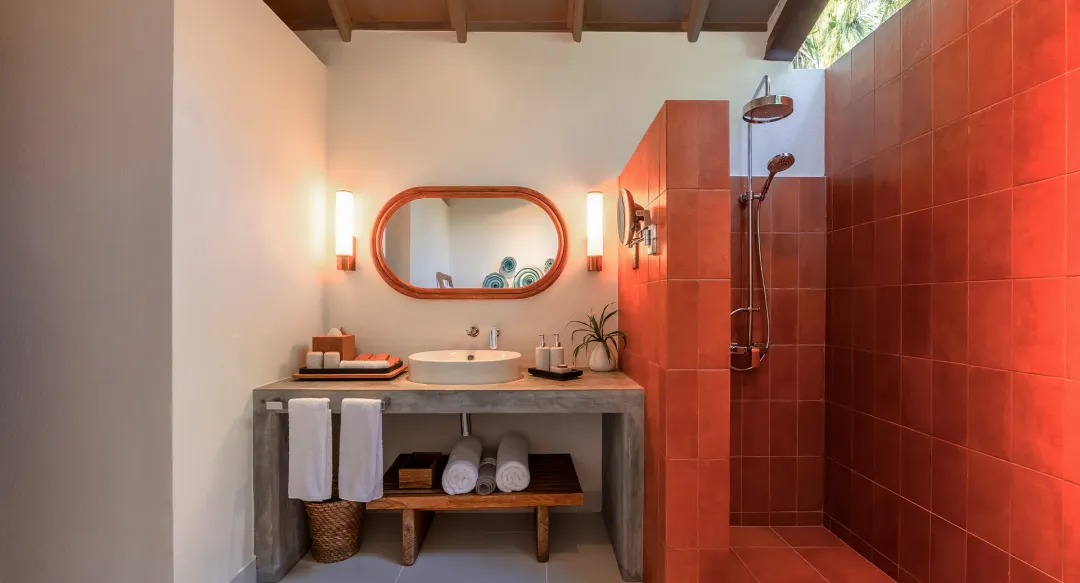 Deluxe Sunset Villa with Pool - Shower