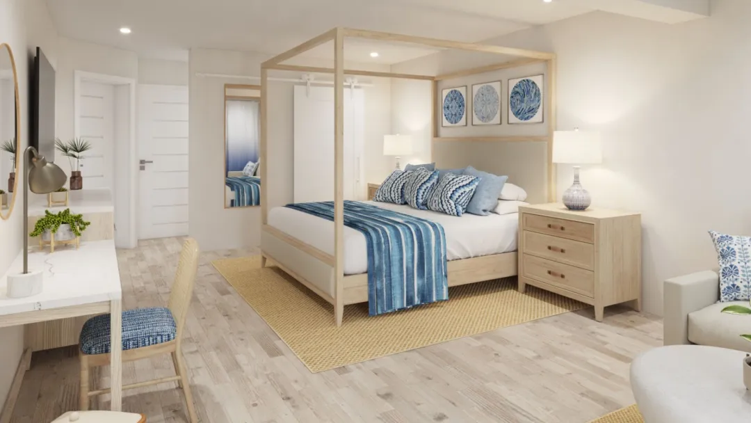 Oasis Two Bedroom Guestroom - King Bed with View