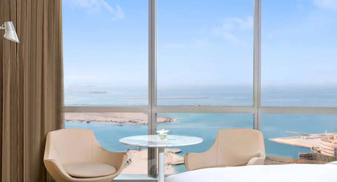 Conrad Abu Dhabi - Twin Deluxe Rooms with sea view - View