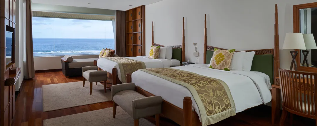 Samabe Bali Suites and Villas - Ocean Front Family suite - Bedroom