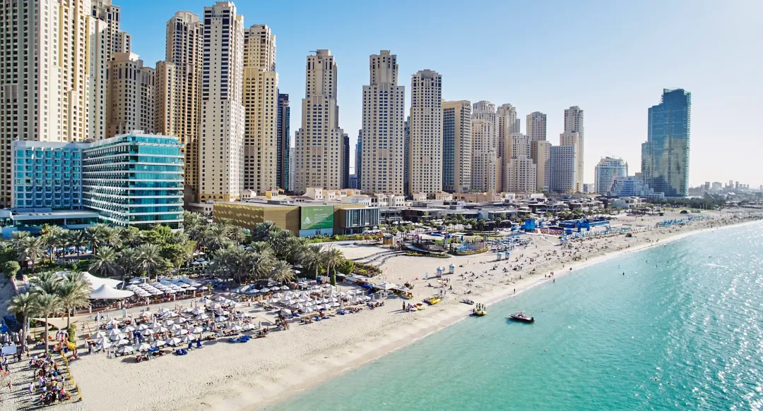 Hilton Dubai Jumeirah Beach - Aerial View