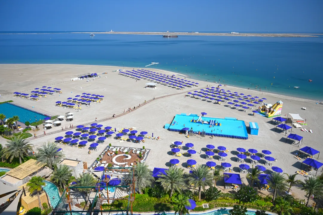 Centara Mirag Resort Dubai - Beach Aerial View