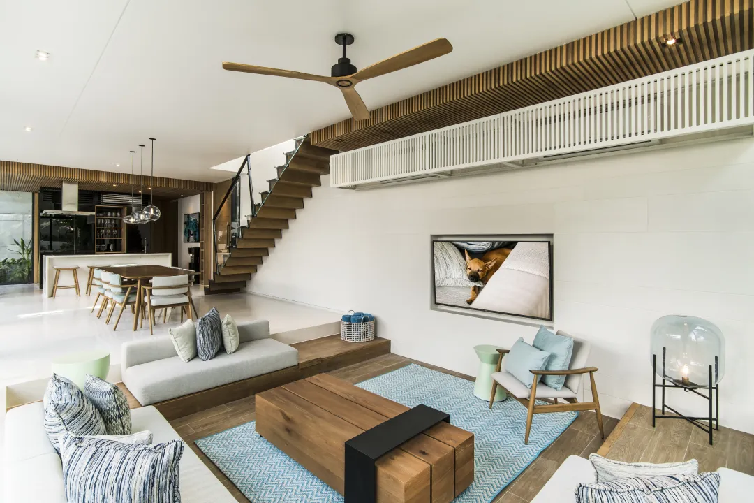 Three Bedroom Pool Villa - Living Room