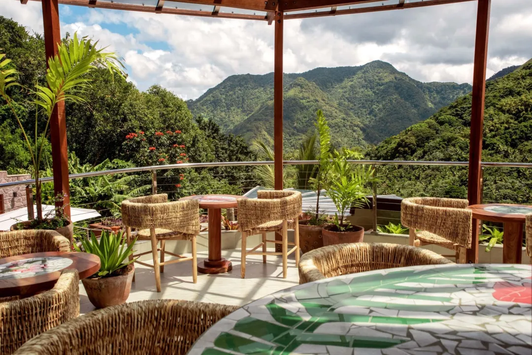 Ladera Resort -Outdoor Patio Aeria