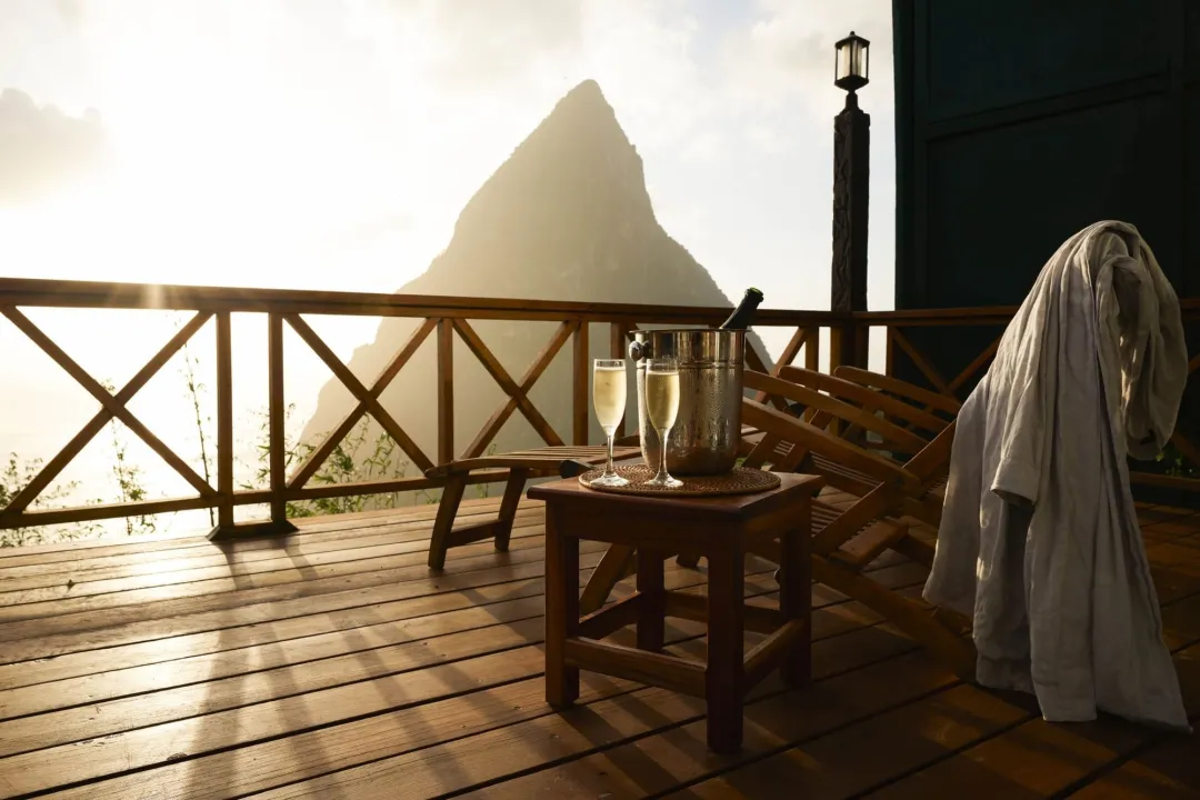 Ladera Resort - Mountain View from the Suite Balcony