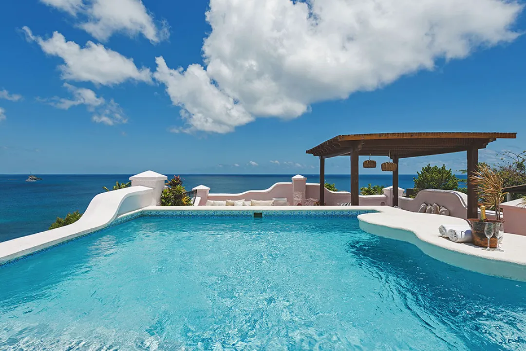 Oceanview Suite with Pool & Roof Terrace - Roof Terrace Pool View