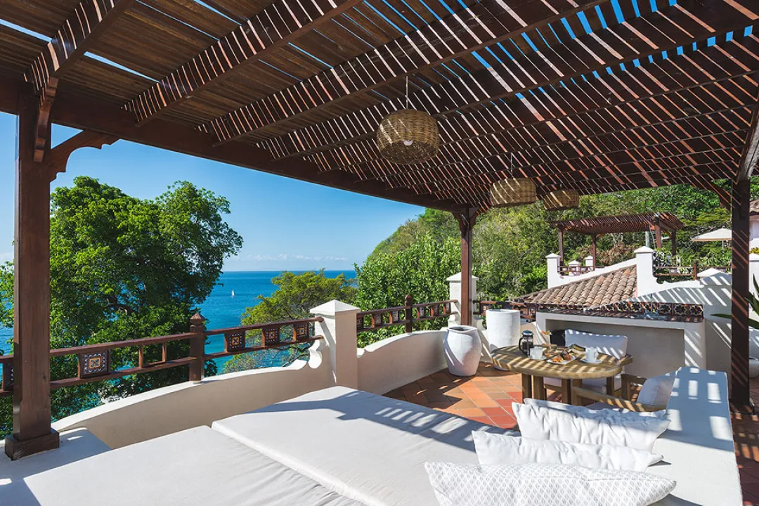 Oceanview Suite with Pool & Roof Terrace - Roof Terrace Lounge with Sea View