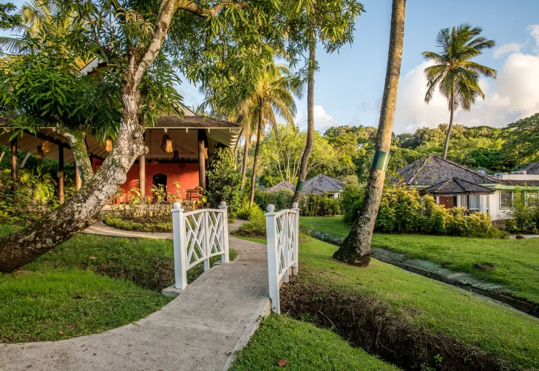 East Winds St. Lucia - Entrance to Cottages