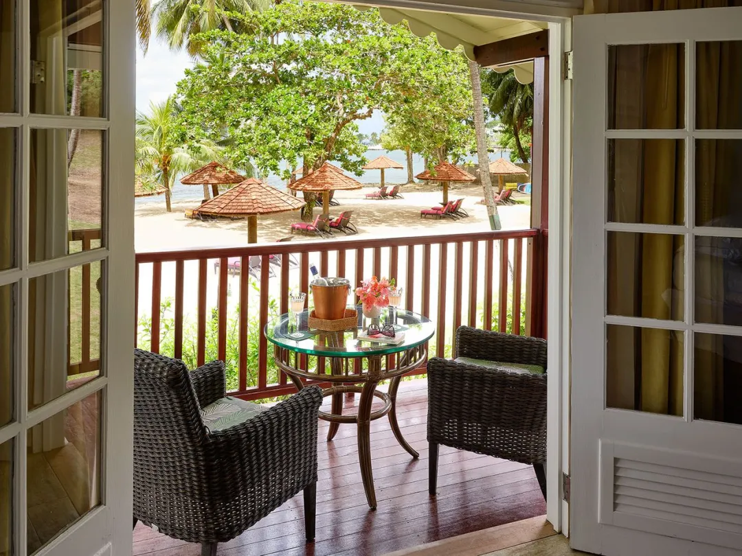East Winds St. Lucia -Ocean Front Suite - Patio