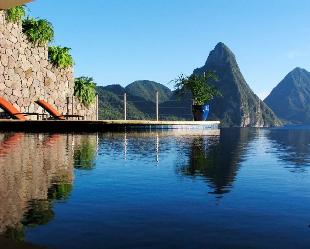 Jade Mountain St. Lucia - Pool View