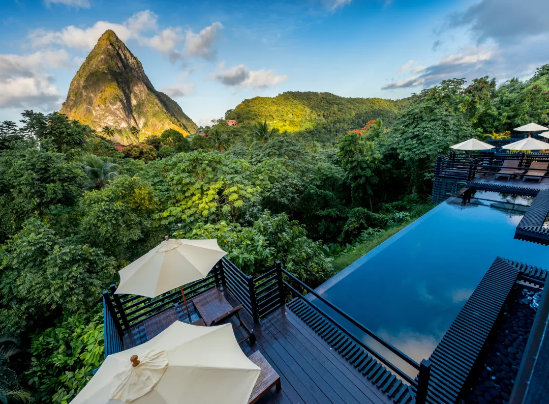 Rabot Chocolat Hotel  - Day time pool view