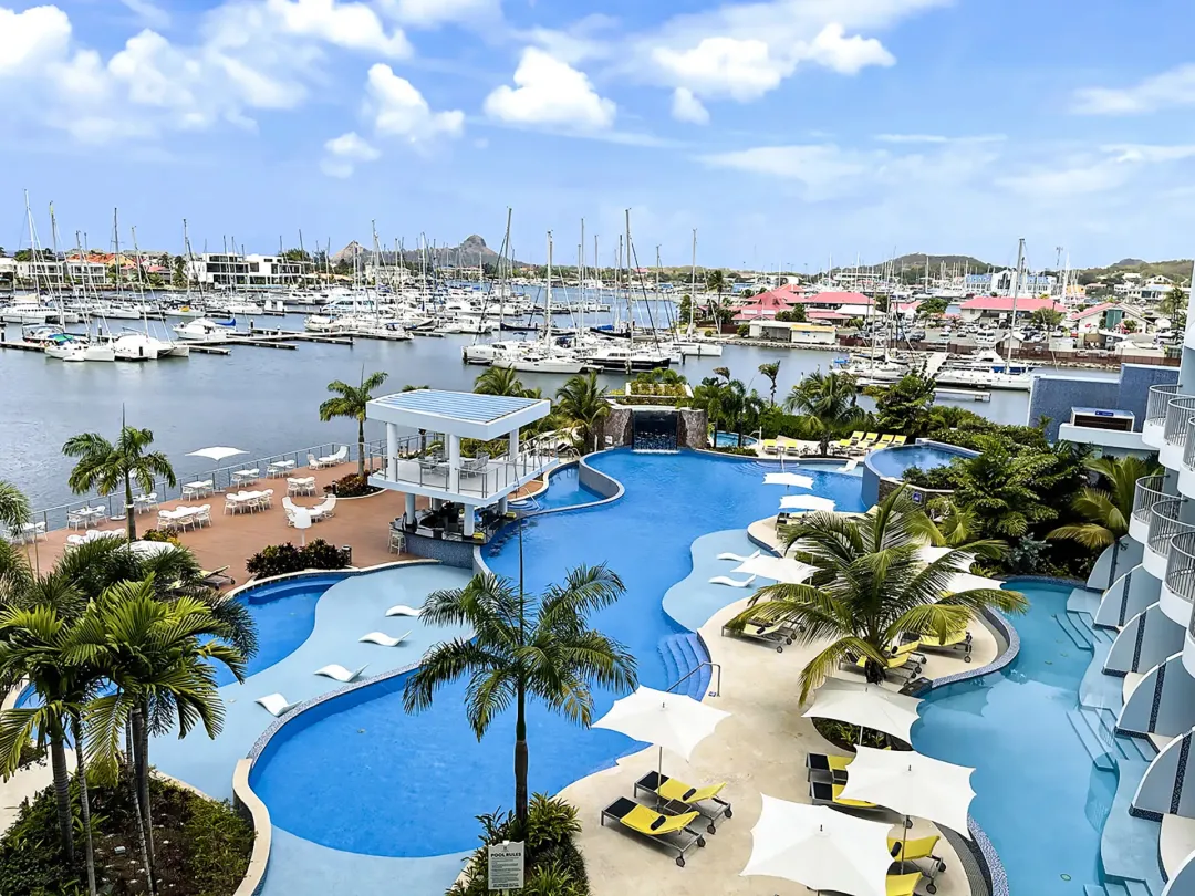 Harbor-Club-St-Lucia-Resort-Aerial-View