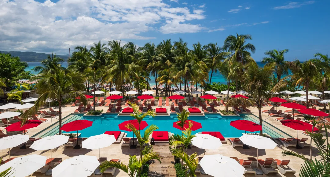 S-Hotel-Jamaica -  Pool Aerial View