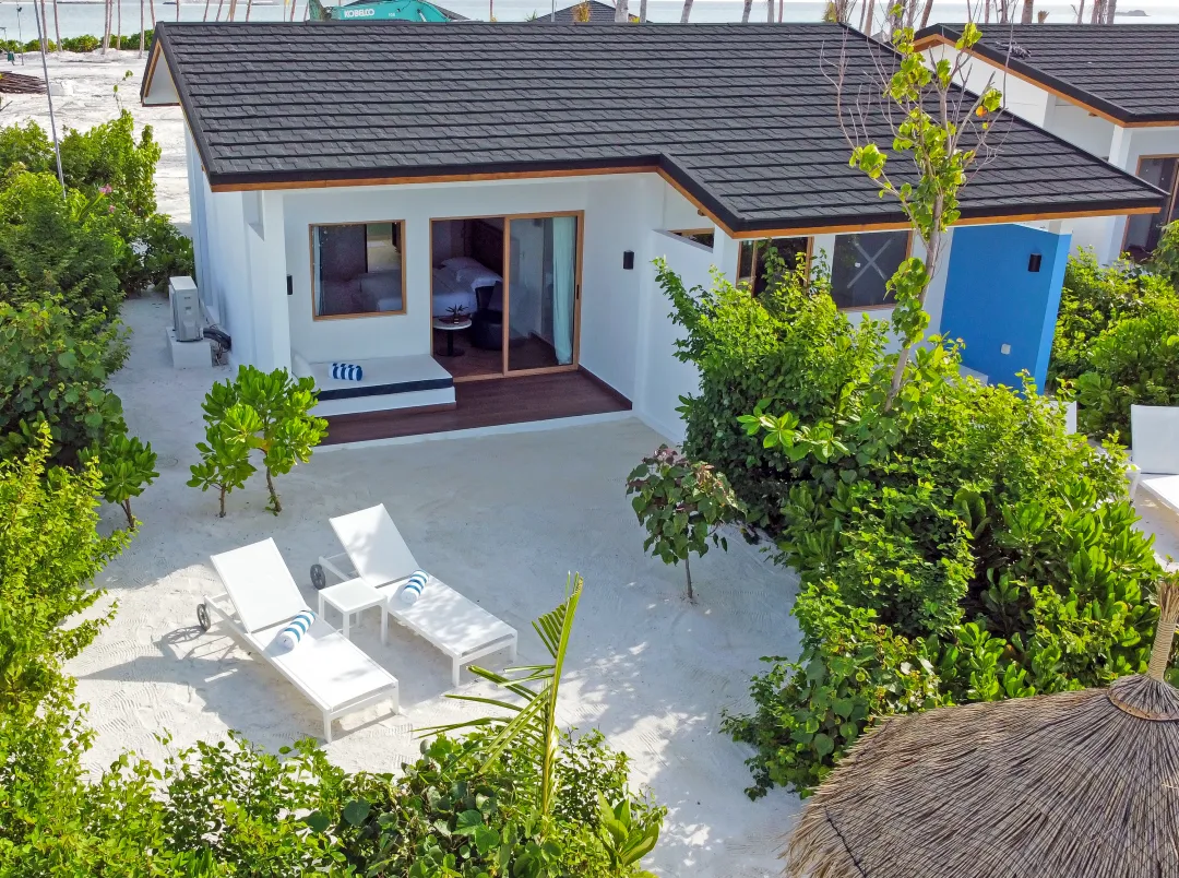 Joy Island Maldives - Beach Villa - Exterior - Aerial View