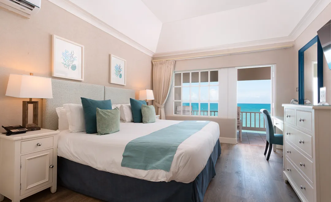 Deluxe Beachfront Room - Bedroom View