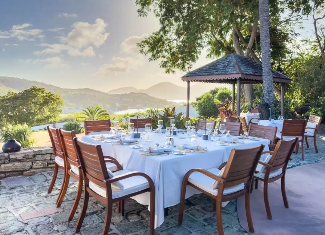 The Inn at English Harbour -Terrace Restaurant View