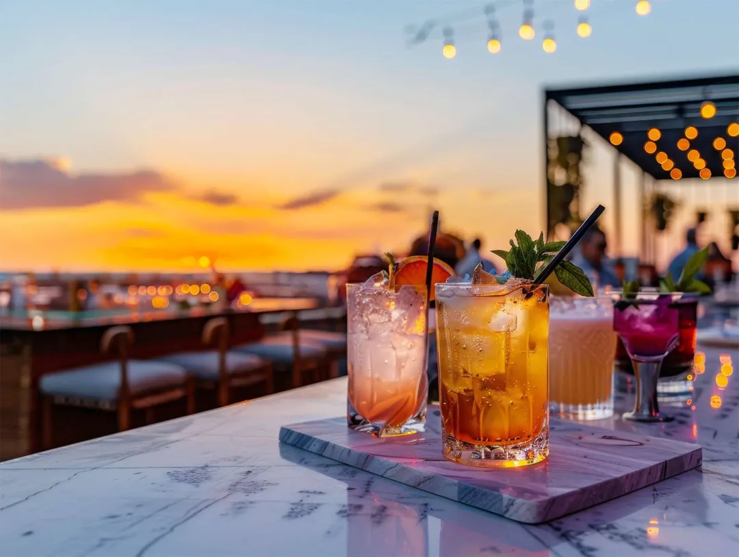 Kora Beach Resort Phuket - Rooftop Lounge - Drinks