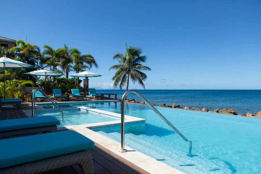 Curtain Bluff - Pool with Sea View