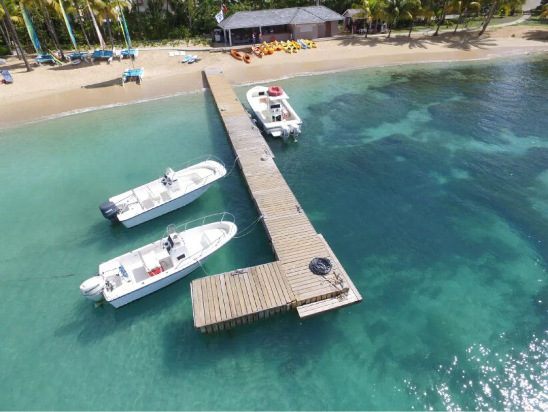 Curtain Bluff - Jetty View