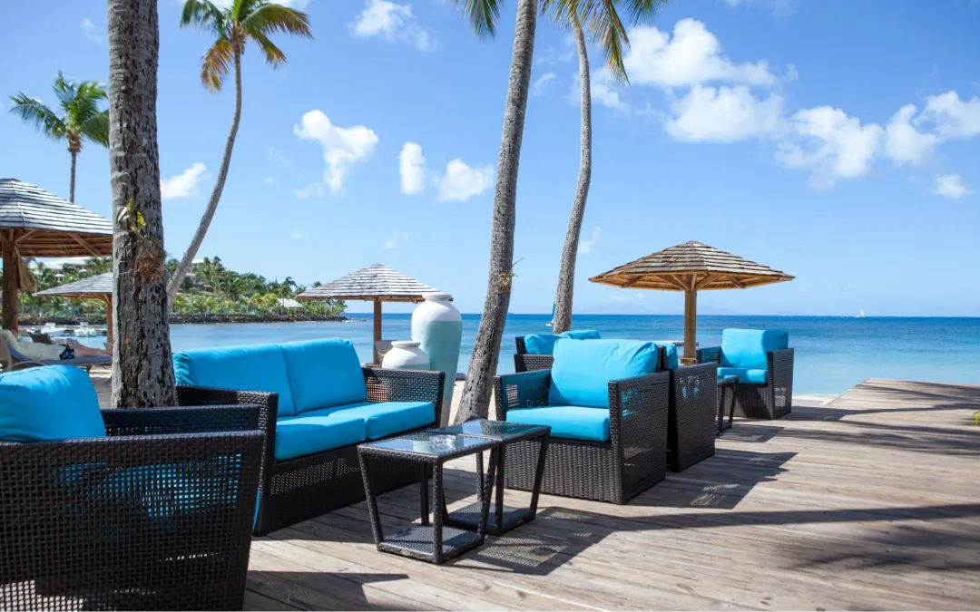 Curtain Bluff - Beach Deck Lounge
