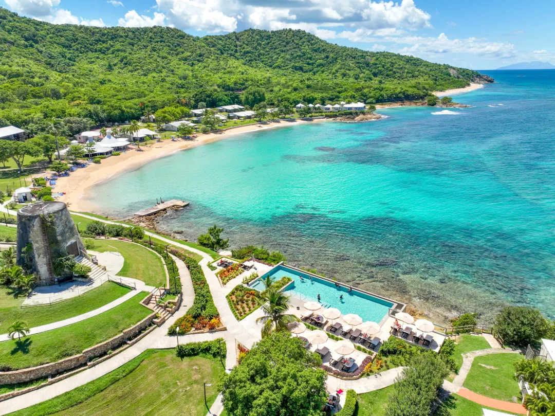 Odysseys Travel - Hawksbill Resort Antigua - Coastline View