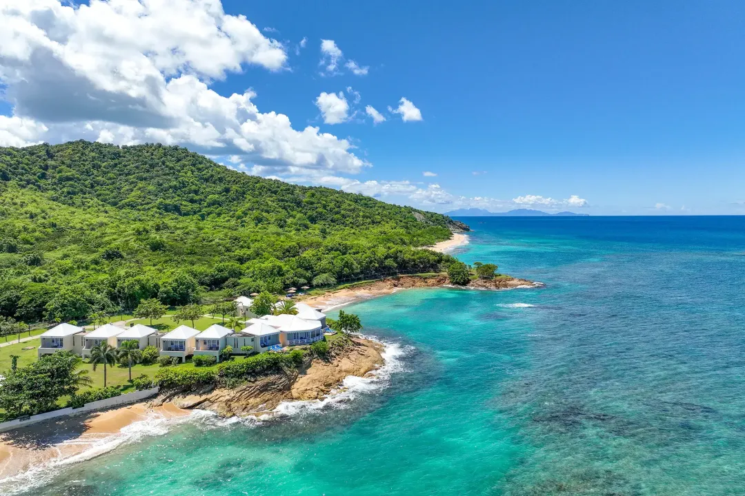 Odysseys Travel - Hawksbill Resort Antigua - Aerial View