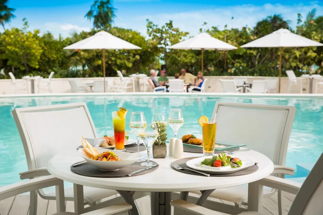 Poolside Dining - Sea Grapes