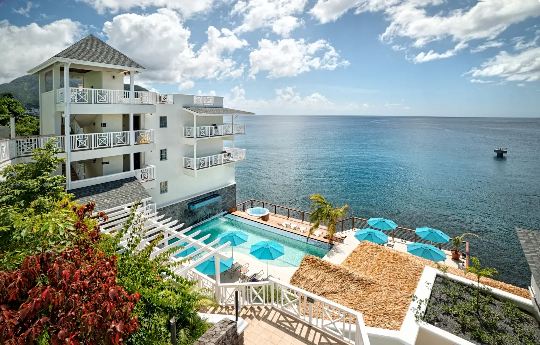 Fort Young Hotel and Dive Resort - Aerial View