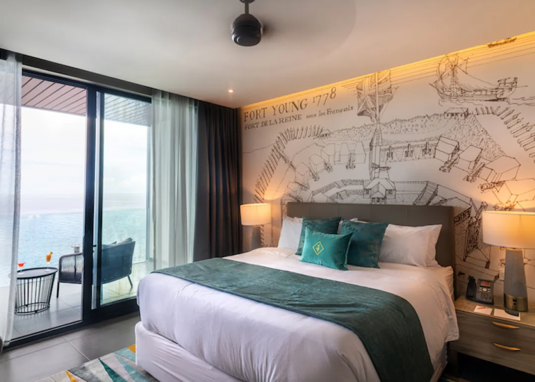 Fort Young Hotel and Dive Resort - Ocean View - King Bed
