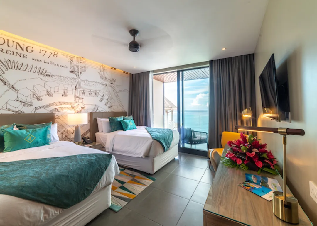 Fort Young Hotel and Dive Resort - Fort Ocean View - Twin Beds