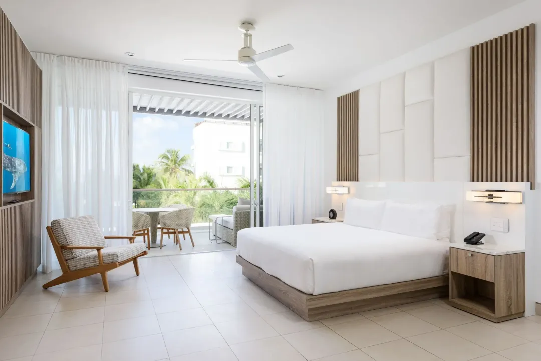 Pool View Studio - Bedroom View